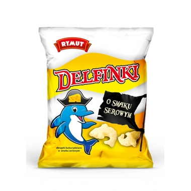 Delfinki DUŻE - Chrupki o smaku serowym 45g / 30